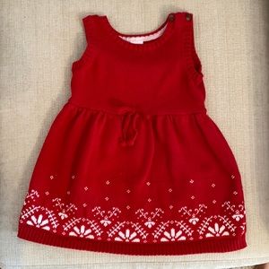 Carter’s sweater dress - size 12 month